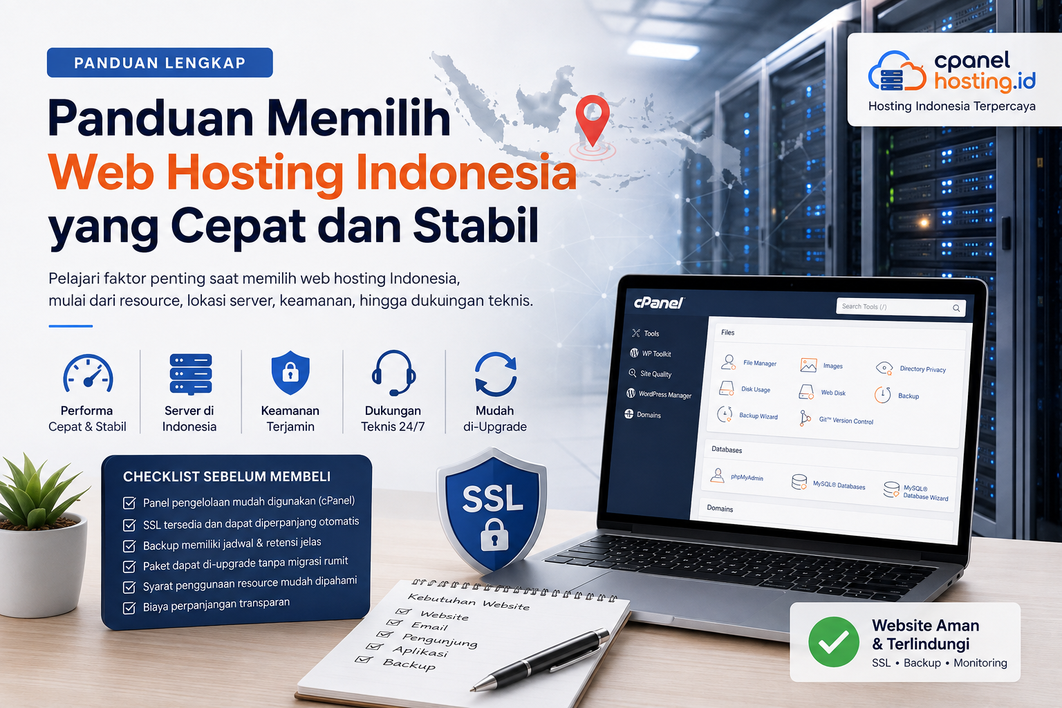 Panduan Memilih Web Hosting Indonesia yang Cepat dan Stabil
